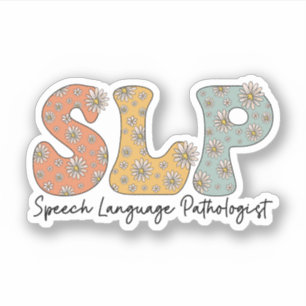 Sticker Pathologiste du langage Super rétro SLP