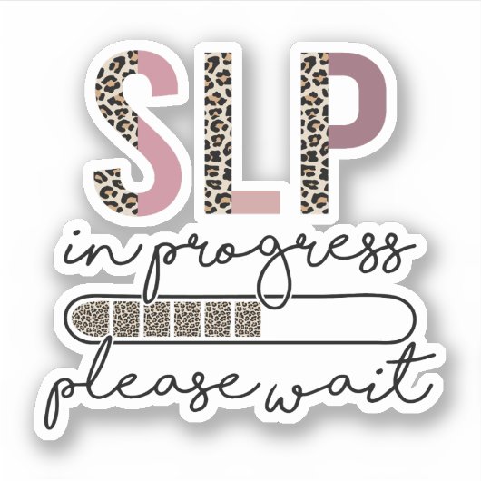 Sticker Pathologiste du langage vocal en cours Futur SLP (Devant)