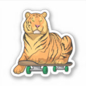 Sticker Patinage de Tiger (Devant)