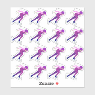 Sticker Patinage de vitesse