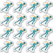 Sticker Patinage de vitesse (Devant)