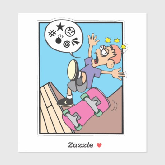 Sticker Patineur (Feuille)