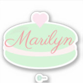 Sticker Pâtisserie Macarons Douceurs Boulangerie (Devant)