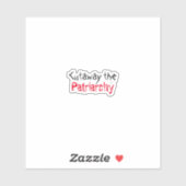 Sticker Patriarchie - Scratch (Feuille)