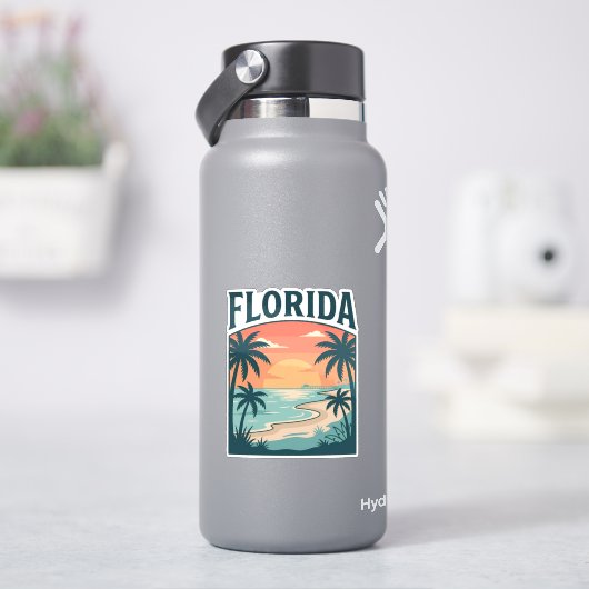 Sticker Patrimoine côtier de Floride (HydroFlask)