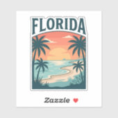 Sticker Patrimoine côtier de Floride (Feuille)