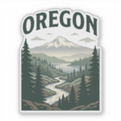 Sticker Patrimoine Scénique de l'Oregon (Devant)