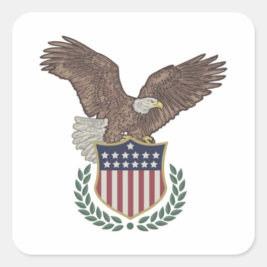 Sticker patriotique 4 juillet (Devant)