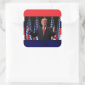 Sticker patriotique Donald Trump (Sac)