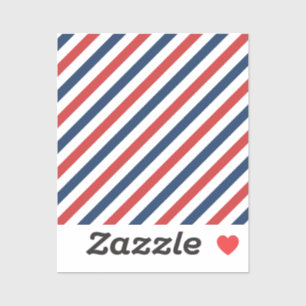 Sticker Patriotique Rouge Blanc et Bleu