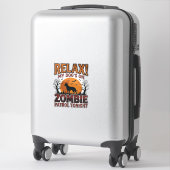 Sticker Patrouille de chien zombie conception de chemise H (Sur valise)