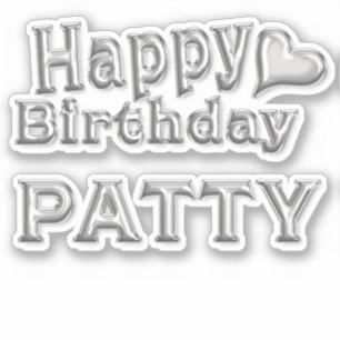 Sticker Patty Happy Birthday