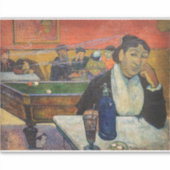 Sticker Paul Gauguin - Le Night Café, Arles (Devant)