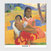 Sticker Paul Gauguin - Quand Vous Marierez-Vous ? (Feuille)