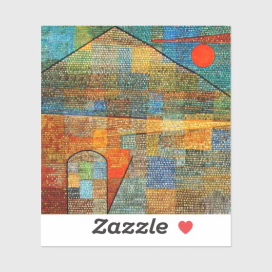 Sticker Paul Klee - Ad Parnassus (Feuille)