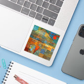Sticker Paul Klee - Ad Parnassus (Ordinateur portable avec iPhone)