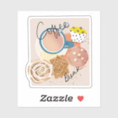 Sticker Pause Café (Feuille)