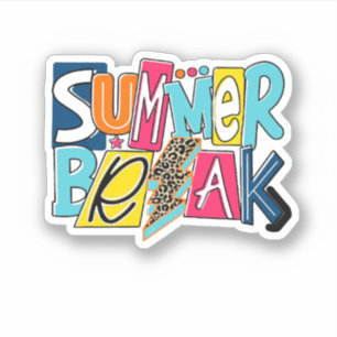 Sticker Pause d'été Dernière journée de l'enseignant