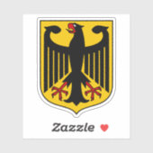 Sticker pavillon de l'Allemagne (Feuille)