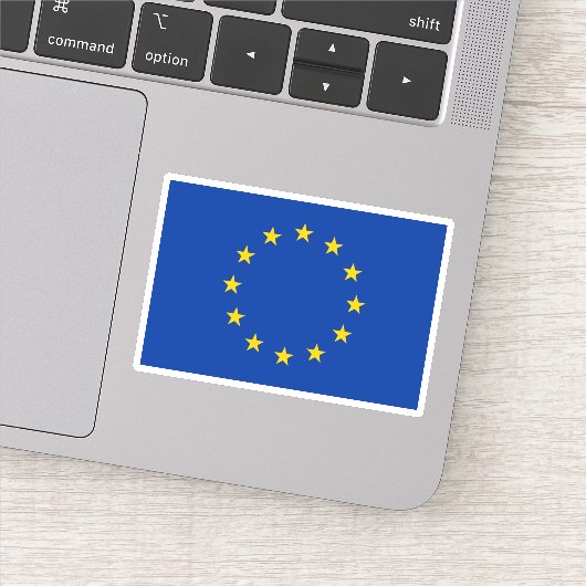 Sticker pavillon de l'Union européenne (Détail)