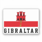 Sticker Pavillon Gibraltar (Recto)