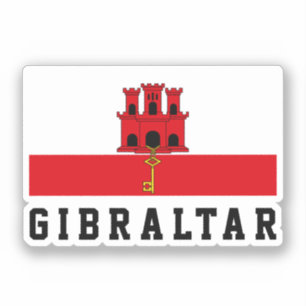 Sticker Pavillon Gibraltar