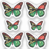 Sticker Pavillon monarque papillon Vanuatu Chemise Tri-Ble (Recto)