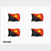 Sticker Pavillon Papouasie-Nouvelle-Guinée (Feuille)