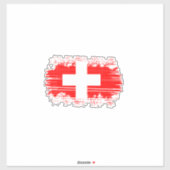 Sticker pavillon suisse (Feuille)