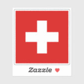 Sticker pavillon suisse (Feuille)
