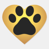 Sticker Paw Pad Heart (Devant)