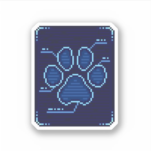 Sticker Pawlock (Devant)