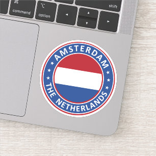Sticker Pays-Bas, Amsterdam