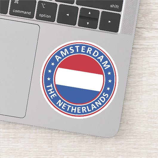 Sticker Pays-Bas, Amsterdam (Détail)
