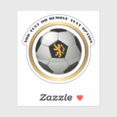 Sticker Pays-Bas Soccer Ball Sports (Feuille)