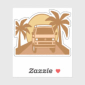 Sticker Paysage californien (Feuille)