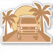 Sticker Paysage californien (Devant)