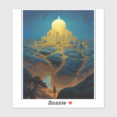 Sticker Paysage du Palais Surreal (Feuille)