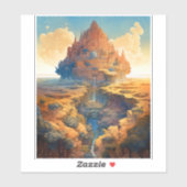 Sticker Paysage du Palais Surreal (Feuille)