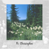 Sticker Paysage du prêtre Personnalisé (Devant)