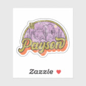 Sticker Payson, Arizona (Feuille)