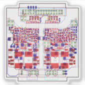 Sticker PCB Circuit imprimé (Devant)