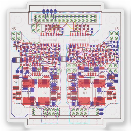 Sticker PCB Circuit imprimé (Devant)