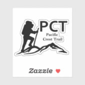 Sticker PCT - Pacific Crest Trail (Feuille)