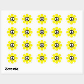 Sticker Peace Daisy (Feuille)