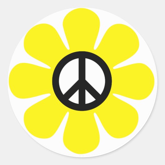 Sticker Peace Daisy (Devant)