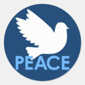 Sticker Peace Dove (Devant)
