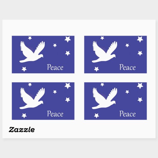 Sticker Peace Dove (Feuille)