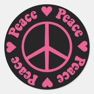 Sticker Peace & Love