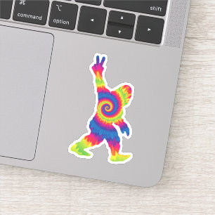 Sticker Peace Love Bigfoot - Amateurs de Bigfoot